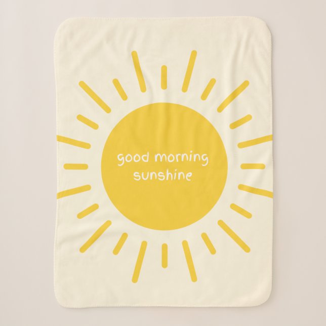 Couverture Sherpa bonjour soleil  (Devant)