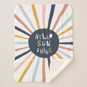 Couverture Sherpa Bonjour Sunshine