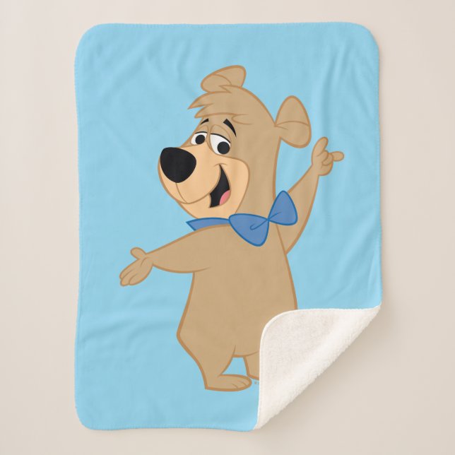 Couverture Sherpa Boo Boo Bear Armoiries Large (Devant)