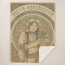 Bosnie-Herzégovine par Alphonse Mucha (1900)