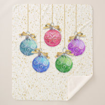 Boules de Noël et Confetti