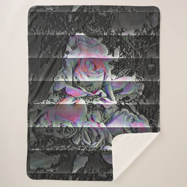 Couverture Sherpa Bouquet Techno  (Devant)
