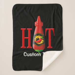 Couverture Sherpa Bouteille de sauce chaude