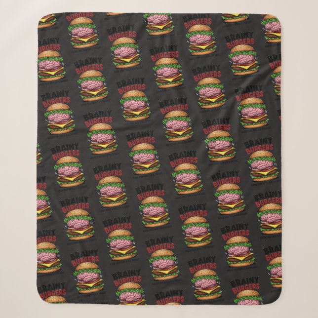 Couverture Sherpa Brainy Burgers (Devant)