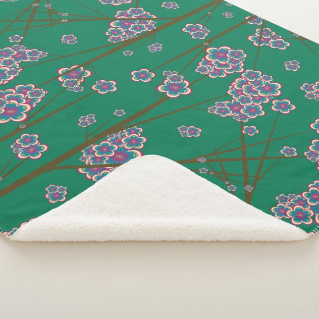 Couverture Sherpa Branches particulières Sherpa Blanket (3/4)