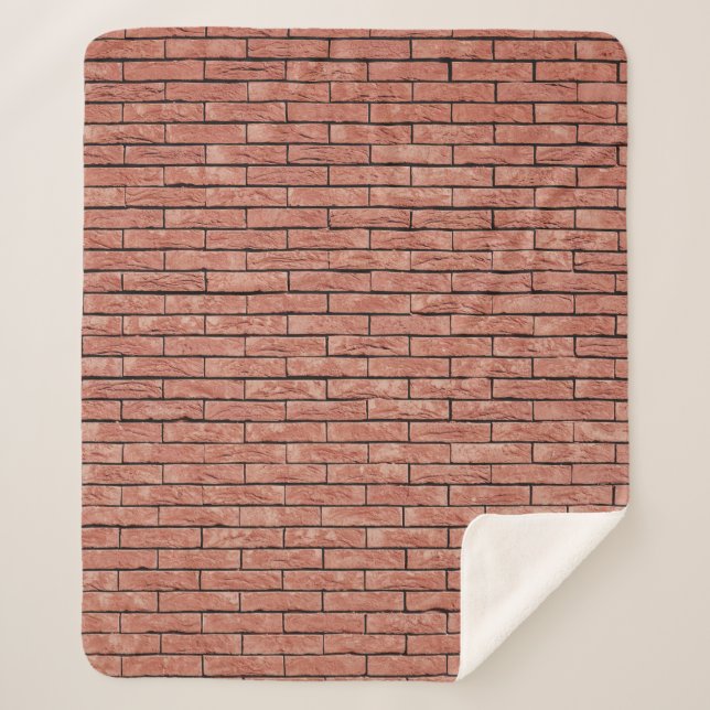 Couverture Sherpa brique de béton Brown (Devant)