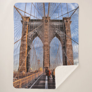 Couverture Sherpa Brooklyn Bridge New York City