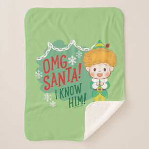 Couverture Sherpa Buddy l'Elf OMG Père Noël ! Je Le Connais !