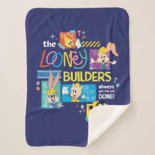 Couverture Sherpa BUGS BUNNY BUILDERS™ Le Collage Looney Builders