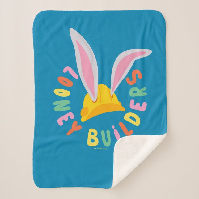Couverture Sherpa BUGS BUNNY BUILDERS™| Logo cercle casque de chanti (Devant)