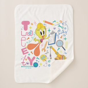 Couverture Sherpa BUGS BUNNY BUILDERS™ Outils de travail de TWEETY™