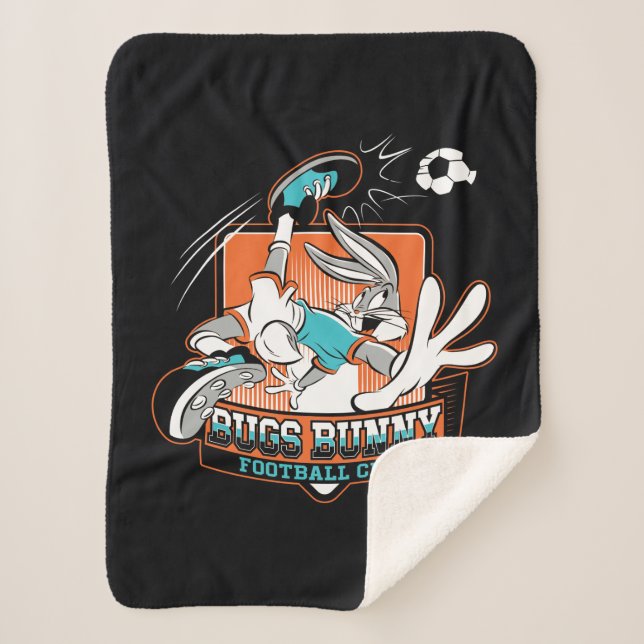 Couverture Sherpa BUGS BUNNY™ Football Club Badge (Devant)