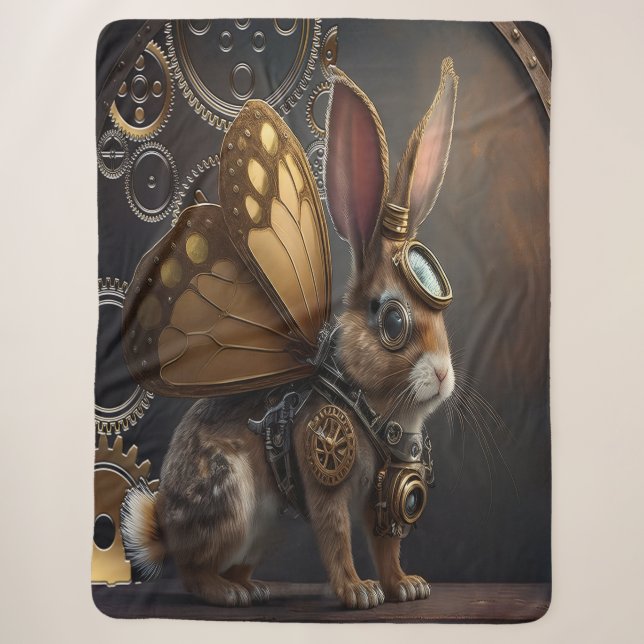 Couverture Sherpa Bunny Steampunk (Devant)