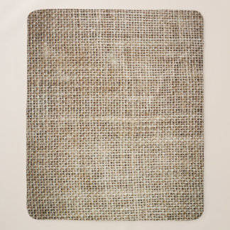Couverture Sherpa Burlap Hessian Arrière - plan Texture