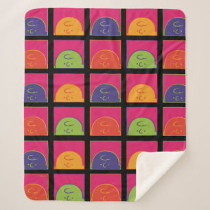 Couverture Sherpa cacahuètes Art Pop moderne C'est Charlie Brown