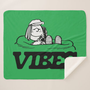Couverture Sherpa cacahuètes Peppermenthe Patty Vibes