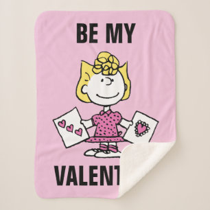 Couverture Sherpa cacahuètes Saint Valentin Sally Valentines