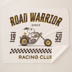 Couverture Sherpa cacahuètes   Snoopy & Woodstock Road Warriors
