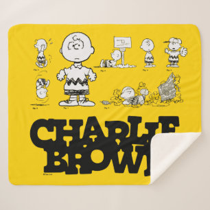 Couverture Sherpa cacahuètes Toujours Charlie Brown
