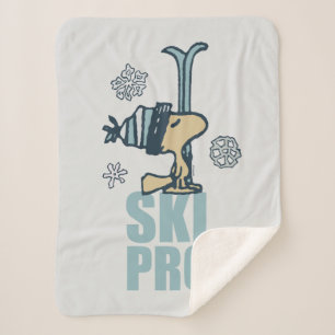 Couverture Sherpa cacahuètes   Woodstock Ski Pro