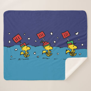 Couverture Sherpa cacahuètes   Woodstock Snow Shovel Team