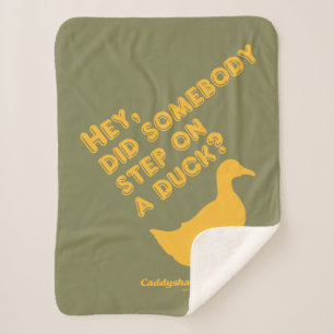 Couverture Sherpa Caddyshack Hey, Quelqu'Un A Marché Sur Un Canard