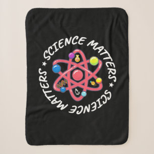 Couverture Sherpa Cadeau d'anniversaire La Fière science compte