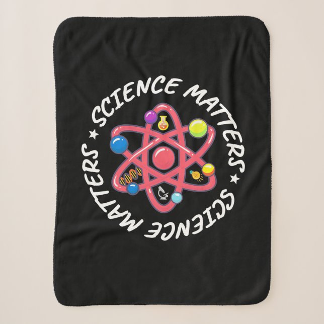Couverture Sherpa Cadeau d'anniversaire | La Fière science compte (Devant)