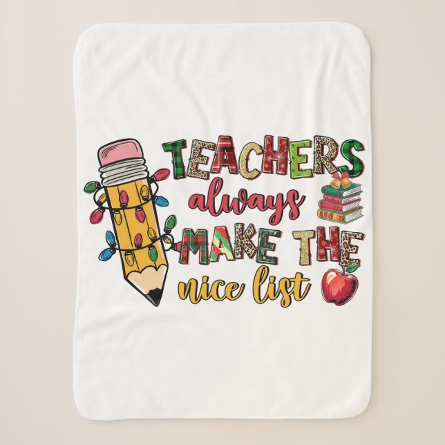 Couverture Sherpa Cadeau pour l'enseignant | Les enseignants sont to (Devant)