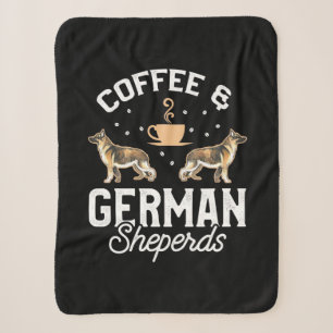 Couverture Sherpa Café Et Berger Allemand