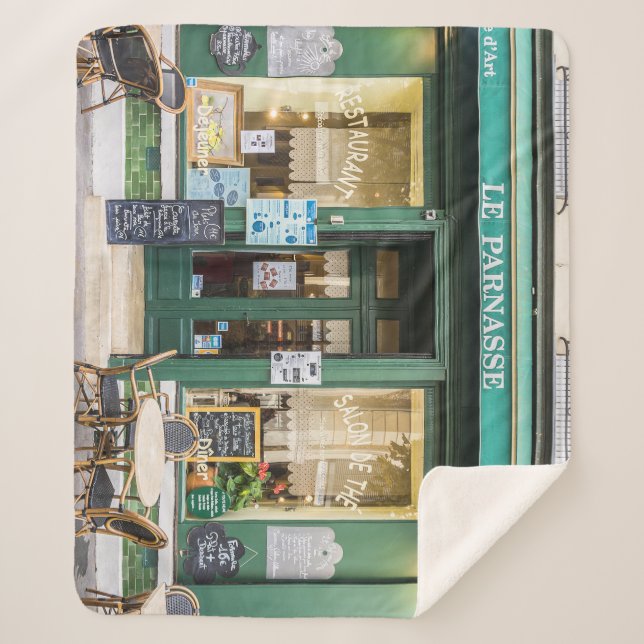 Couverture Sherpa Cafés français : Versailles scène cosy. (Devant)