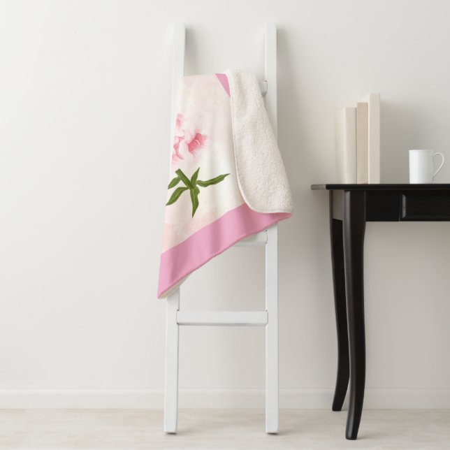 Couverture Sherpa calda e avvolgente. (En situation)