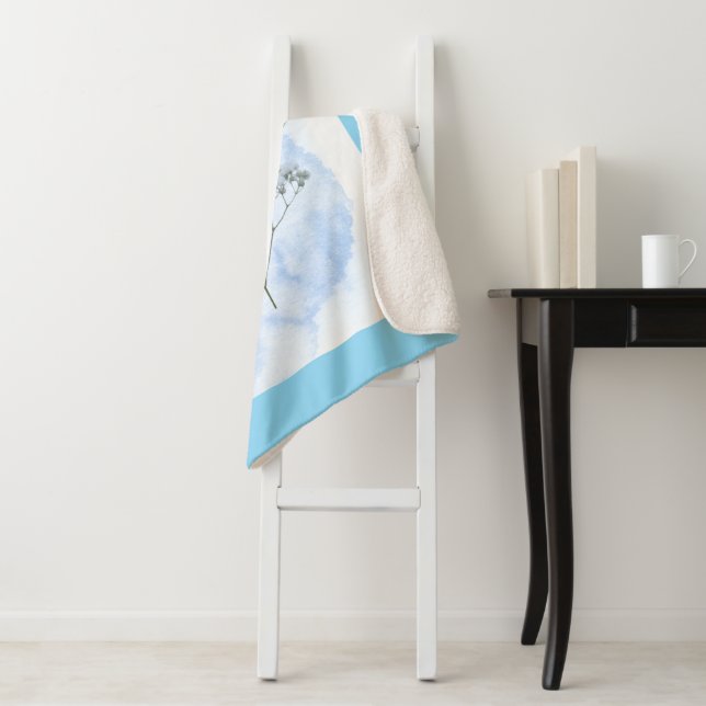 Couverture Sherpa calda e avvolgente. (En situation)