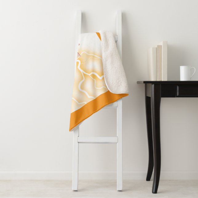 Couverture Sherpa calda e avvolgente. (En situation)