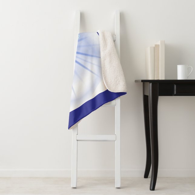 Couverture Sherpa calda e avvolgente. (En situation)