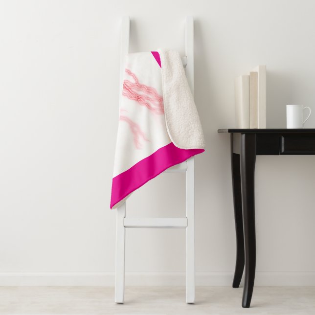 Couverture Sherpa calda e avvolgente. (En situation)