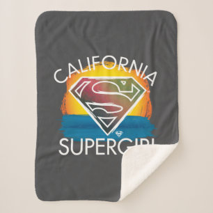 Couverture Sherpa California Supergirl Sunset Graphic