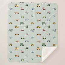 Camion de garçon, motif de véhicule