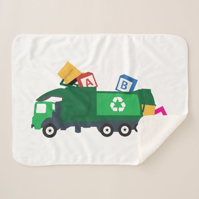 Couverture Sherpa Camion de recyclage ABC (Devant (Horizontal))
