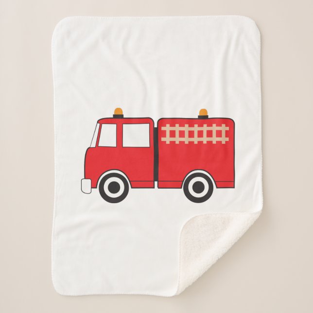 Couverture Sherpa Camion feu rouge (Devant)