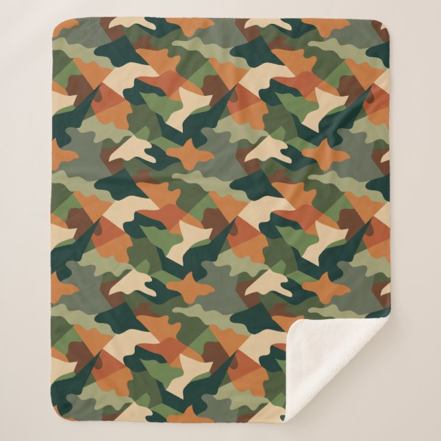 Couverture Sherpa Camouflage de tranchée tactique (Devant)