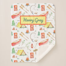 Camping Outdoor Adventure Watercolor