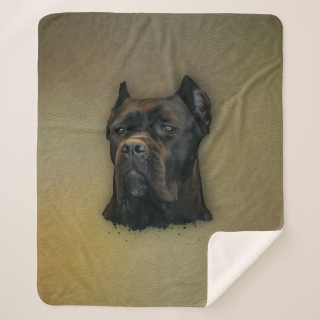 Couverture Sherpa Canne Corso - mastiff italien (Devant)