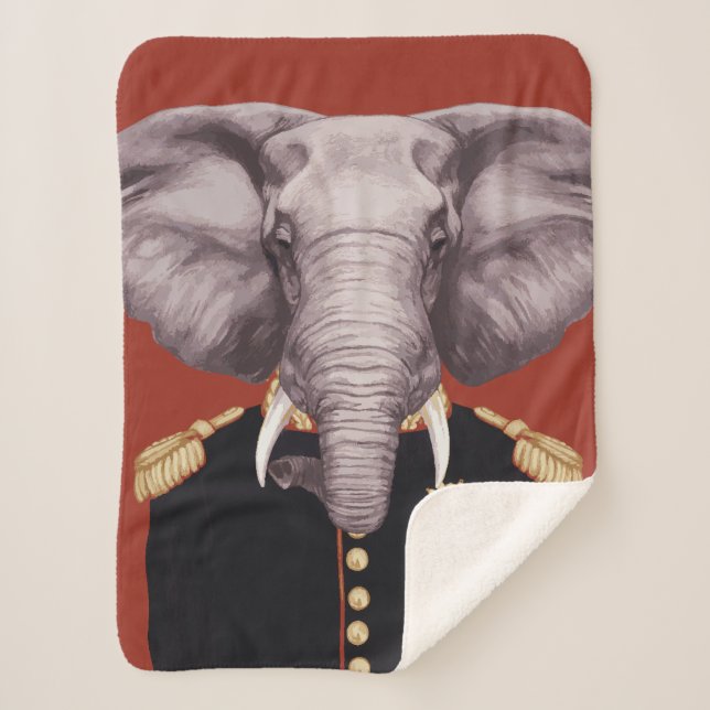 Couverture Sherpa Capitaine Elephant (Devant)