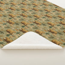 Capybara Morning Coffee Breakfast Botanical Art