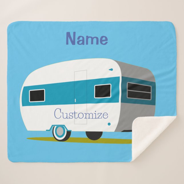 Couverture Sherpa Caravan Camper RV Thunder_Cove (Devant (Horizontal))