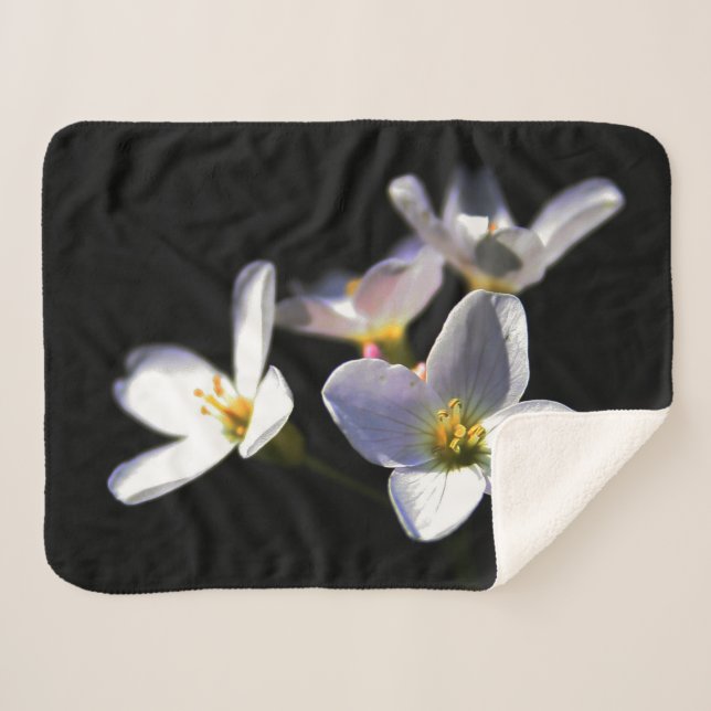 Couverture Sherpa Cardamine Pratensis Fleurs sbcnm (Devant (Horizontal))