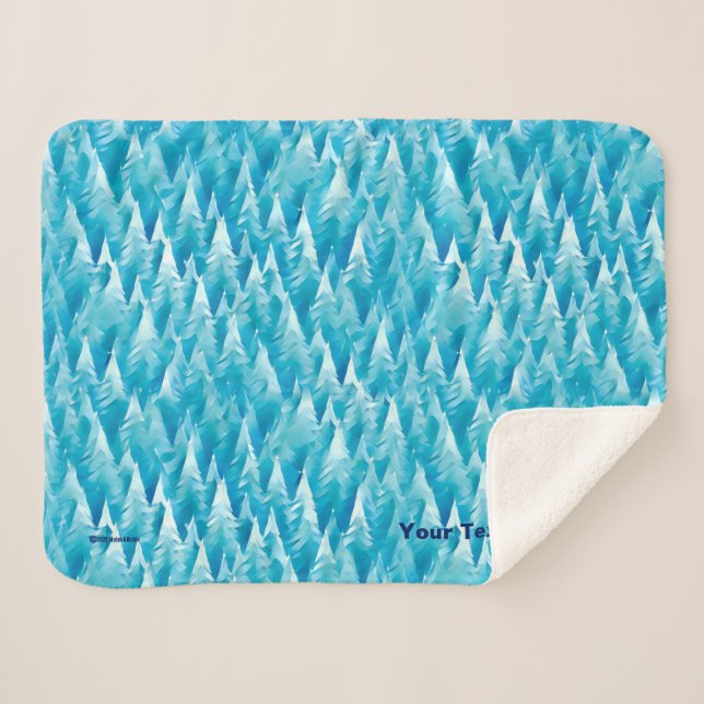 Couverture Sherpa Caribou bleu cristal (Devant (Horizontal))