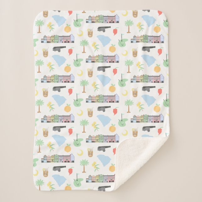 Couverture Sherpa Carolina Sud Blanket (Devant)