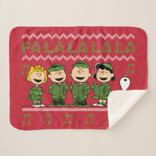 Couverture Sherpa Caroling Christmas Sweater Graphic